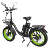 Электровелосипед Syccyba H2 DUAL зеленый
