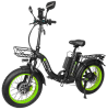 Электровелосипед Syccyba H2 (F11) DUAL 23AH зеленый