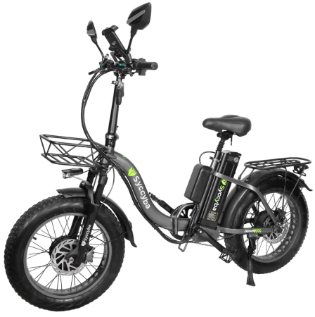 Электровелосипед Syccyba H2 (F11) DUAL 20AH серый