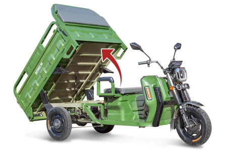 Грузовой электротрицикл Rutrike Маяк 1600 60V1000W зеленый