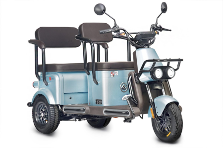 Электротрицикл Wanshida U1-X 60V 800Вт молочно-белый